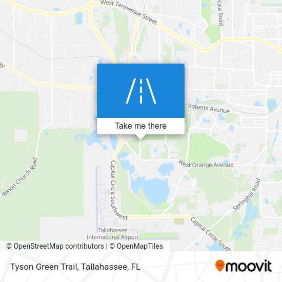 Mapa de Tyson Green Trail