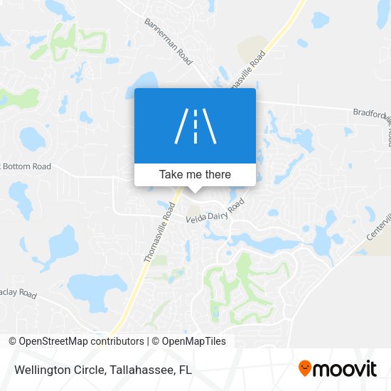 Mapa de Wellington Circle