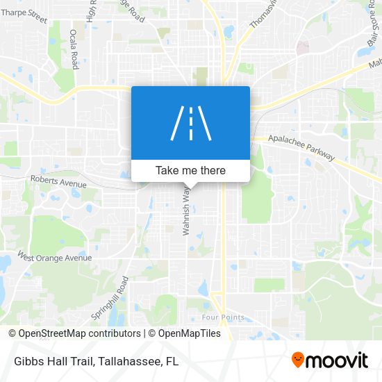 Mapa de Gibbs Hall Trail