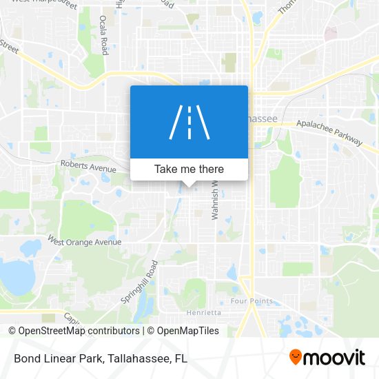 Bond Linear Park map