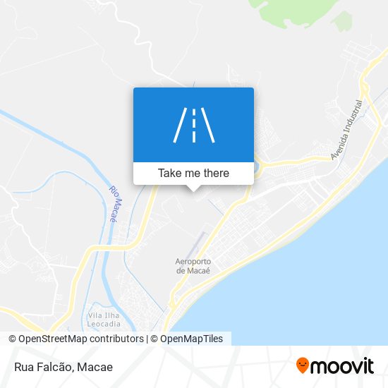 Mapa Rua Falcão