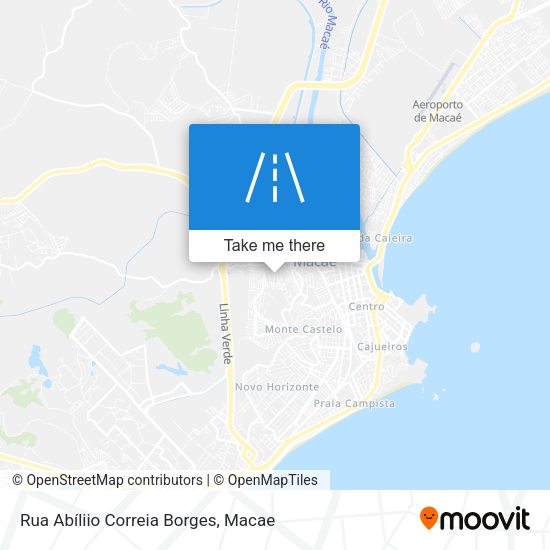 Rua Abíliio Correia Borges map