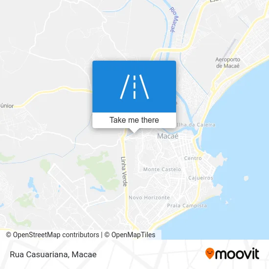 Rua Casuariana map