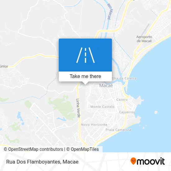 Rua Dos Flamboyantes map
