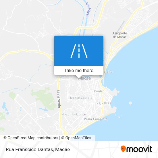 Rua Franscico Dantas map