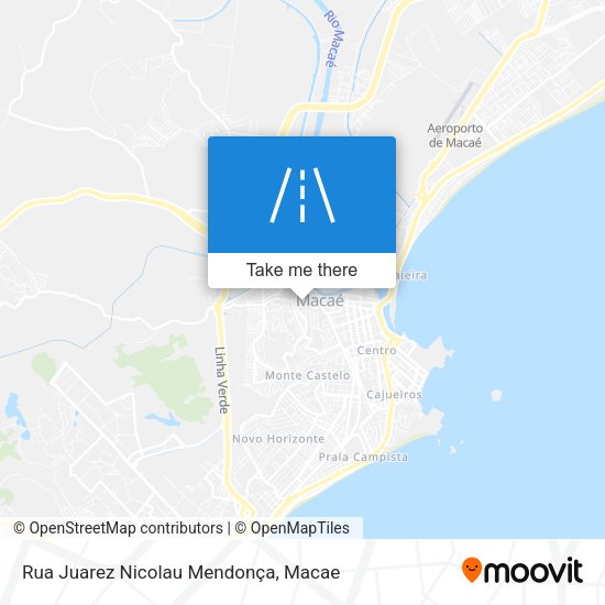 Rua Juarez Nicolau Mendonça map