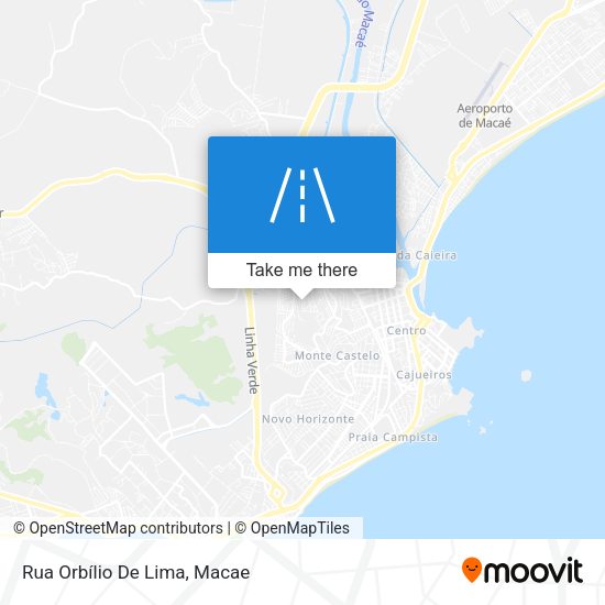 Rua Orbílio De Lima map
