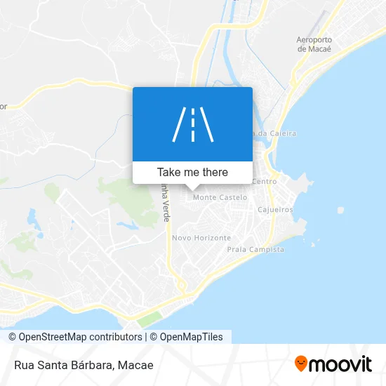 Rua Santa Bárbara map