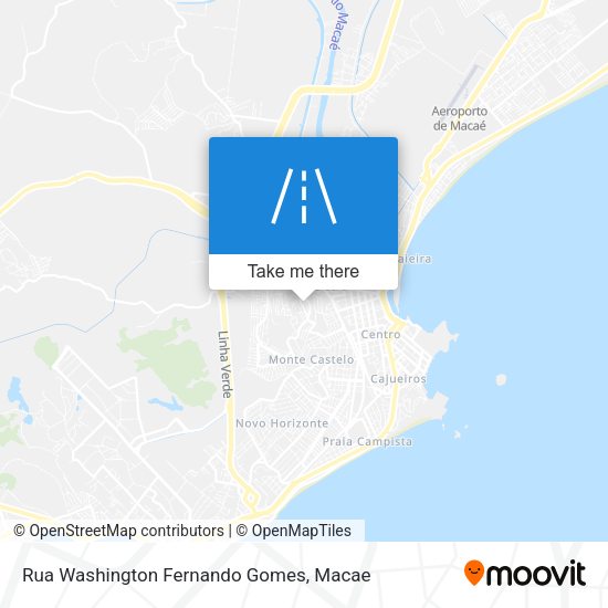 Rua Washington Fernando Gomes map