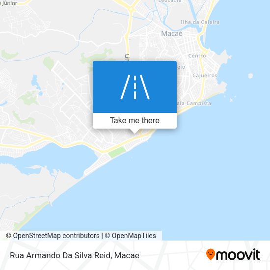 Rua Armando Da Silva Reid map