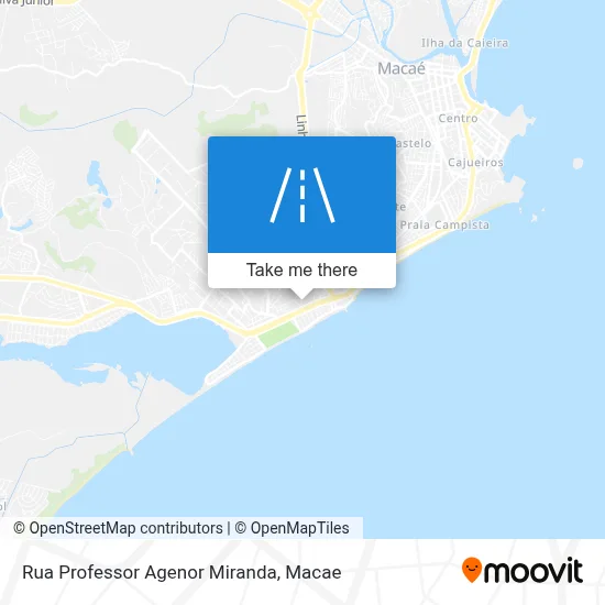 Rua Professor Agenor Miranda map