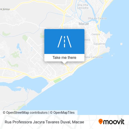Rua Professora Jacyra Tavares Duval map