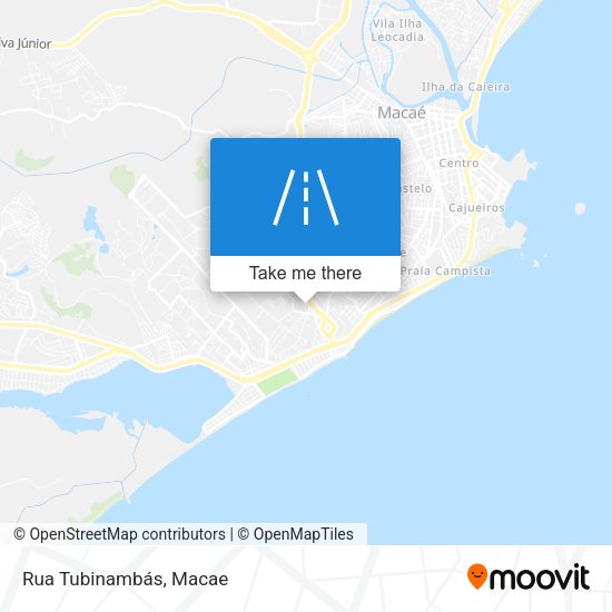 Rua Tubinambás map
