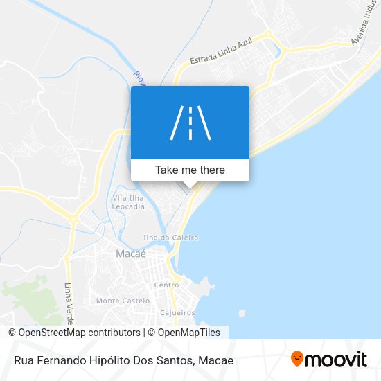 Rua Fernando Hipólito Dos Santos map