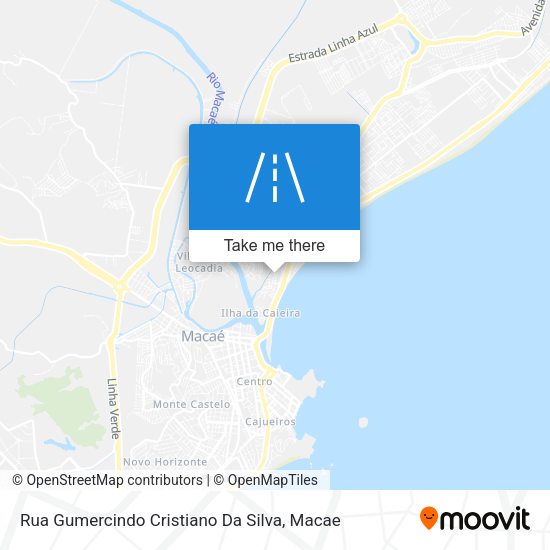 Rua Gumercindo Cristiano Da Silva map