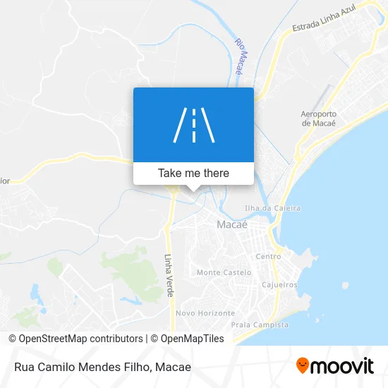 Rua Camilo Mendes Filho map