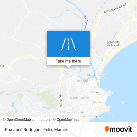 Rua José Rodrigues Felix map