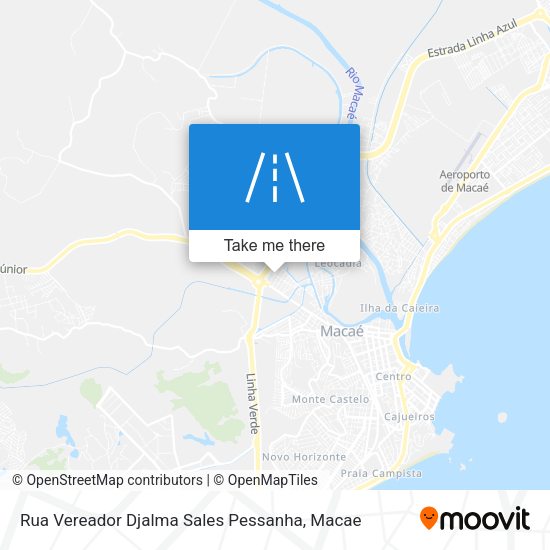 Rua Vereador Djalma Sales Pessanha map