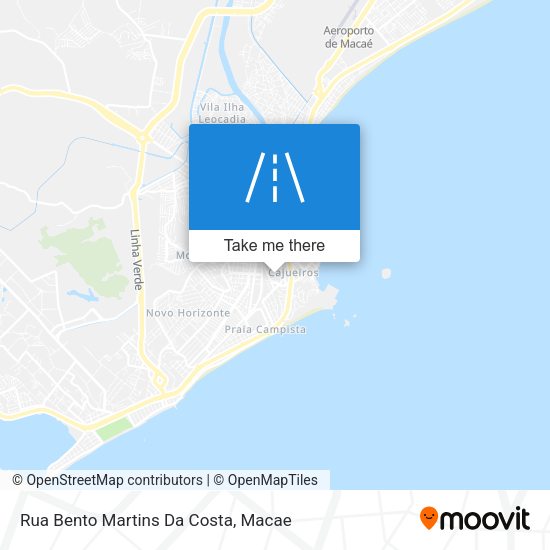 Rua Bento Martins Da Costa map