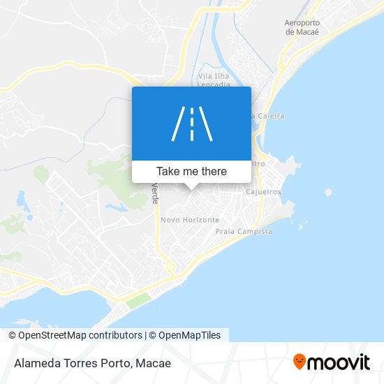 Alameda Torres Porto map