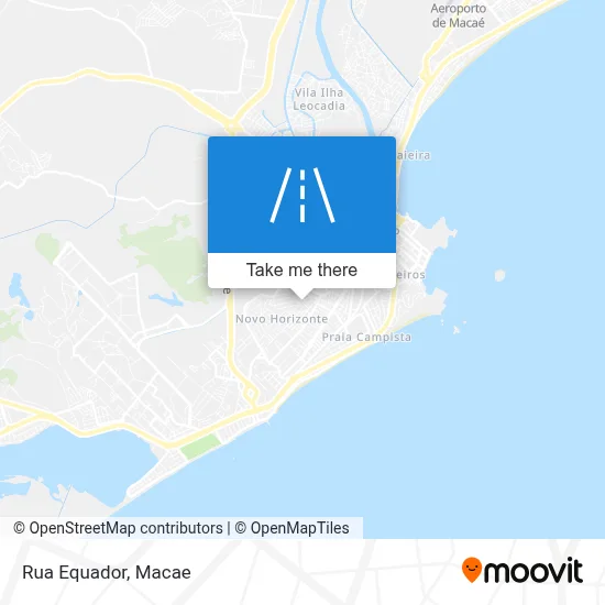 Rua Equador map