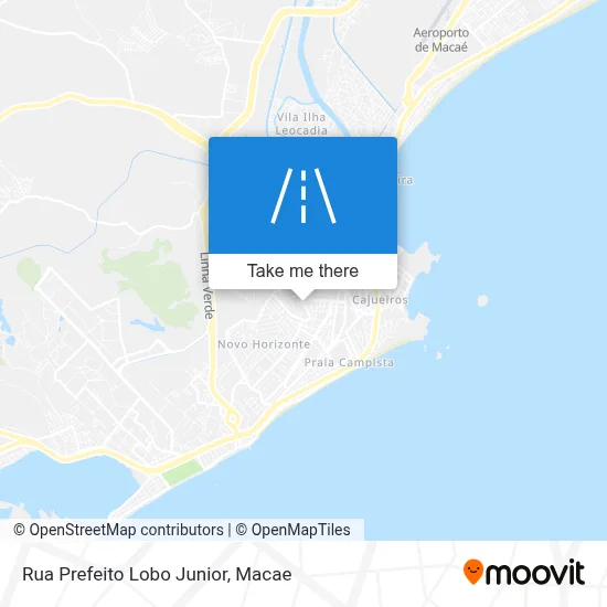 Rua Prefeito Lobo Junior map