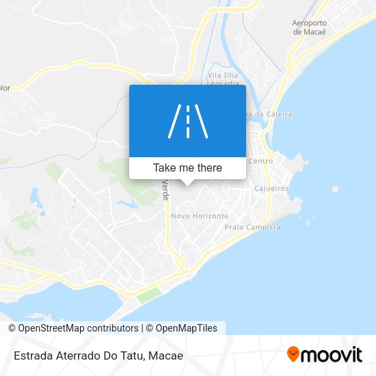 Estrada Aterrado Do Tatu map