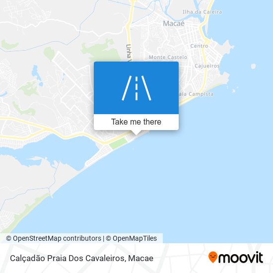 Calçadão Praia Dos Cavaleiros map