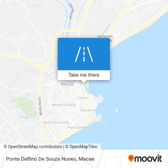 Ponte Delfino De Souza Nunes map