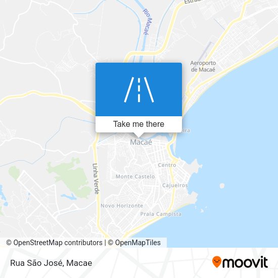 Rua São José map