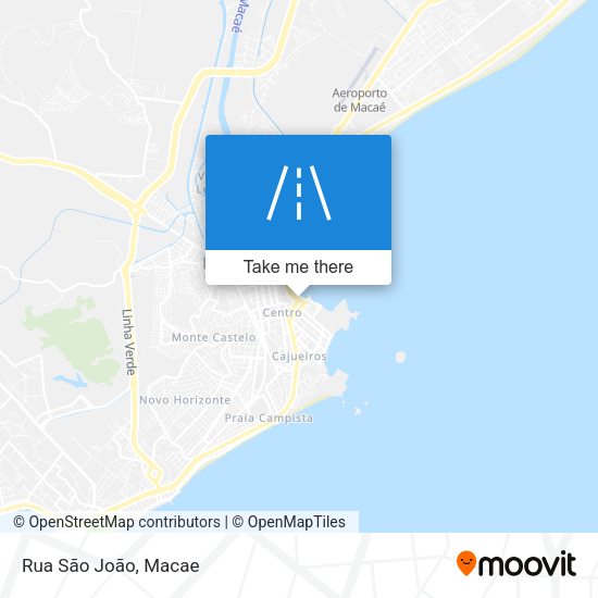 Rua São João map