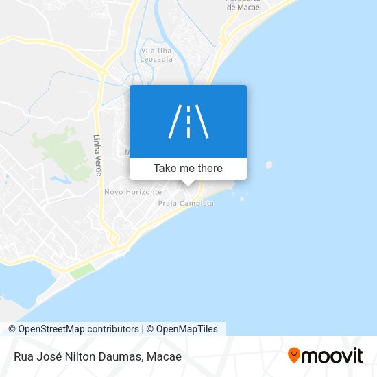Rua José Nilton Daumas map