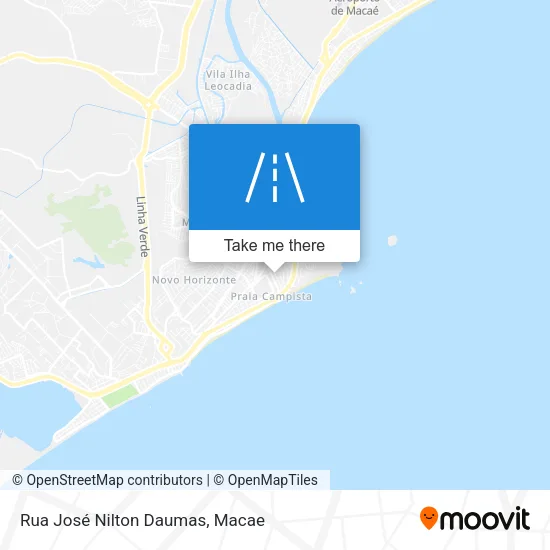 Rua José Nilton Daumas map