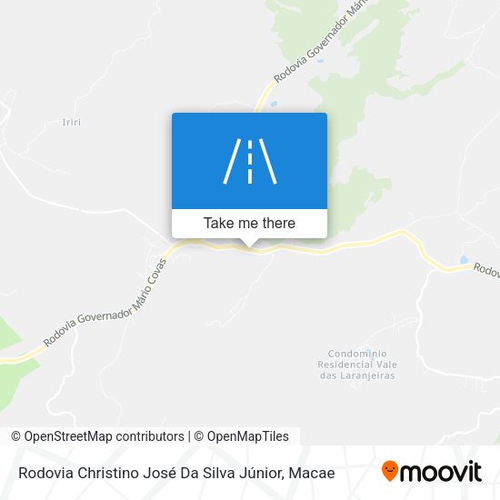 Rodovia Christino José Da Silva Júnior map