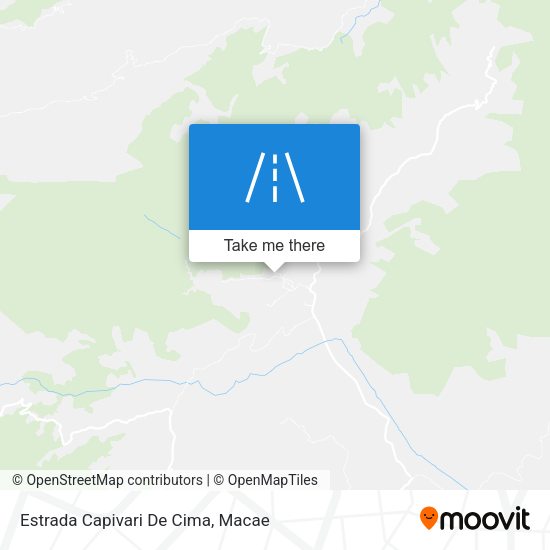 Estrada Capivari De Cima map