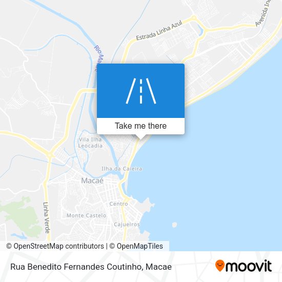 Rua Benedito Fernandes Coutinho map