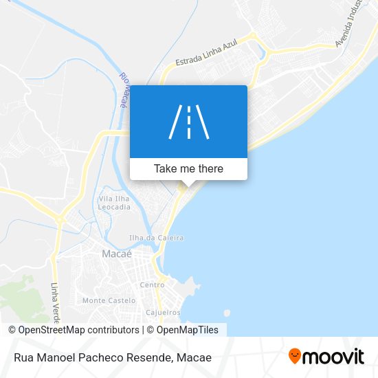 Rua Manoel Pacheco Resende map