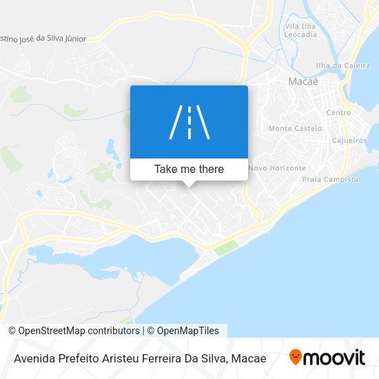 Avenida Prefeito Aristeu Ferreira Da Silva map
