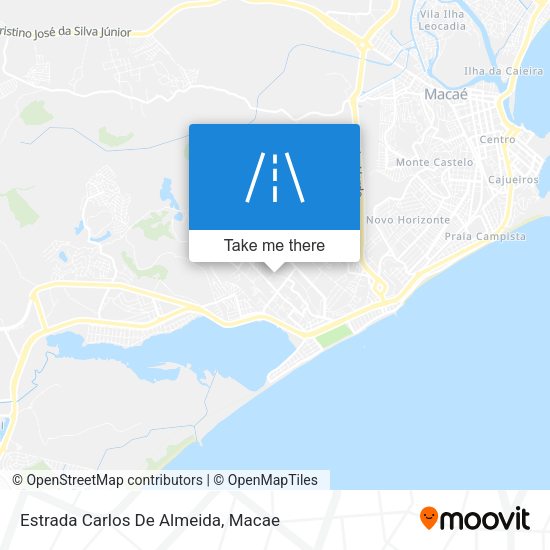 Estrada Carlos De Almeida map