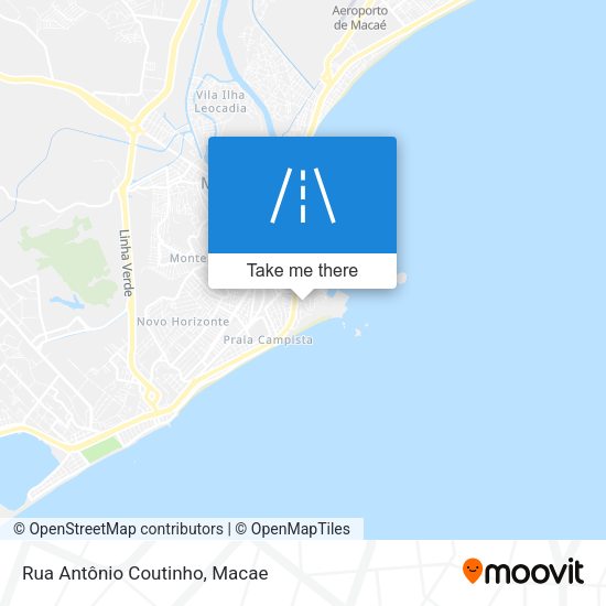 Rua Antônio Coutinho map