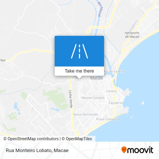 Rua Monteiro Lobato map