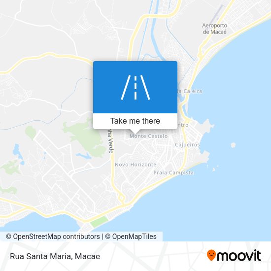 Rua Santa Maria map