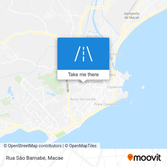 Rua São Barnabé map