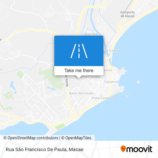 Rua São Francisco De Paula map