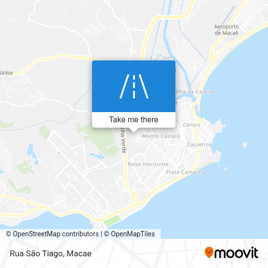 Rua São Tiago map