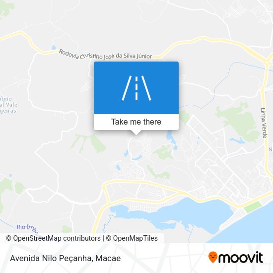 Avenida Nilo Peçanha map