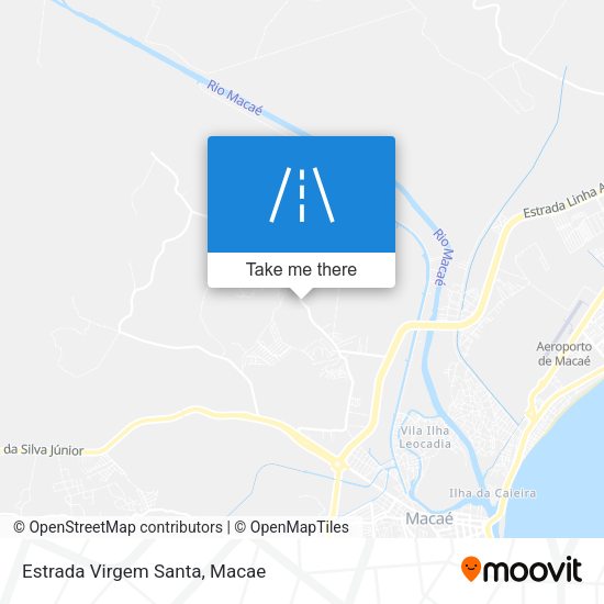 Estrada Virgem Santa map