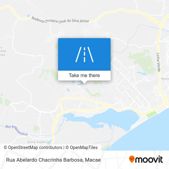 Rua Abelardo Chacrinha Barbosa map