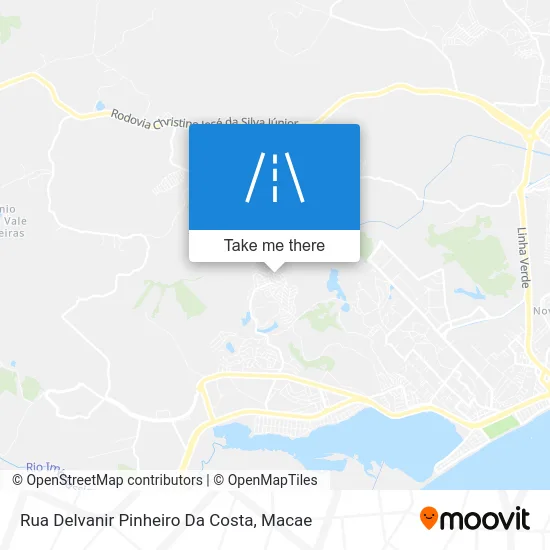 Rua Delvanir Pinheiro Da Costa map