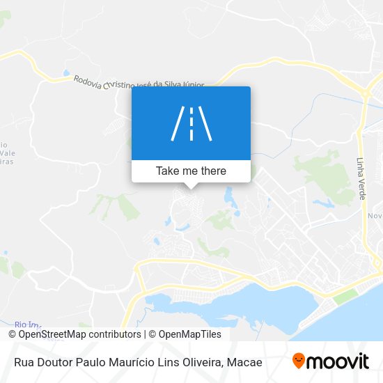 Rua Doutor Paulo Maurício Lins Oliveira map